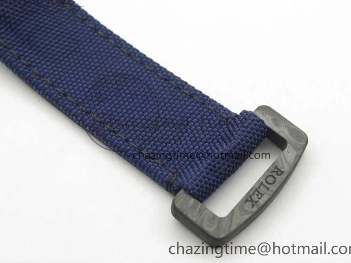 1222 Daytona DIW Carbon OMF Best Edition Blue Paint Dial on Deep Blue Nylon Strap A Tailored 2842